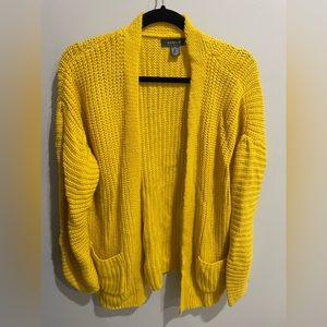 Medium yellow primark cardigan lightly worn great condition